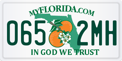 FL license plate 0652MH