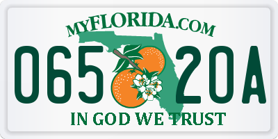 FL license plate 0652OA
