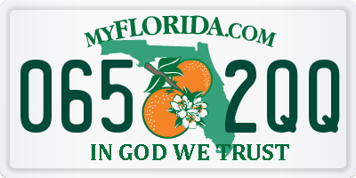 FL license plate 0652QQ