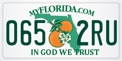 FL license plate 0652RU