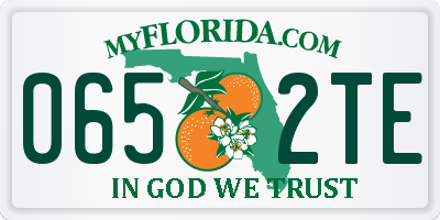 FL license plate 0652TE