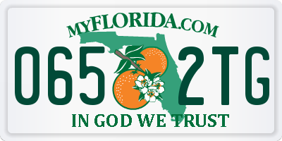 FL license plate 0652TG