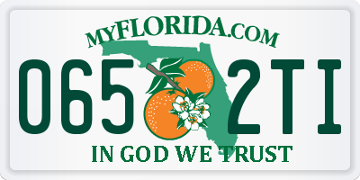 FL license plate 0652TI