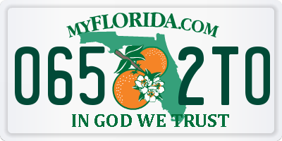 FL license plate 0652TO