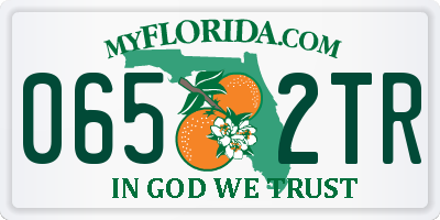FL license plate 0652TR