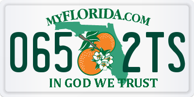 FL license plate 0652TS