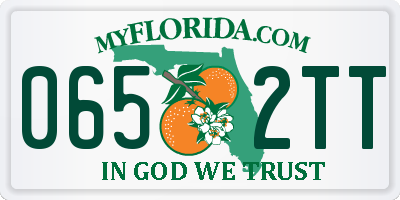 FL license plate 0652TT