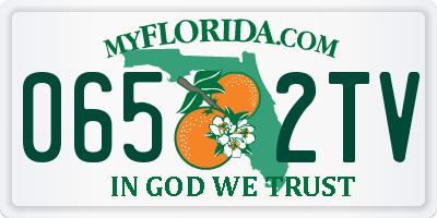 FL license plate 0652TV