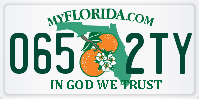 FL license plate 0652TY