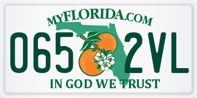FL license plate 0652VL