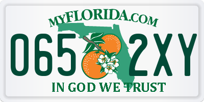 FL license plate 0652XY