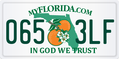 FL license plate 0653LF