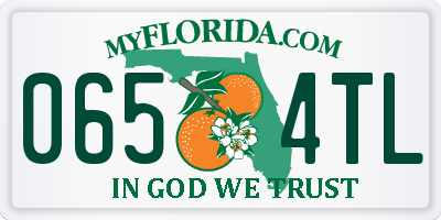FL license plate 0654TL