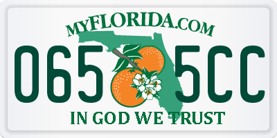 FL license plate 0655CC