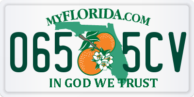 FL license plate 0655CV