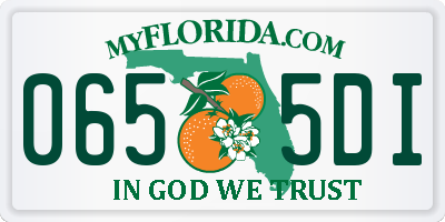 FL license plate 0655DI