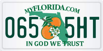 FL license plate 0655HT
