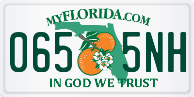 FL license plate 0655NH