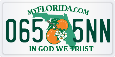 FL license plate 0655NN