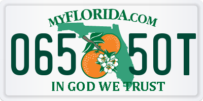 FL license plate 0655OT