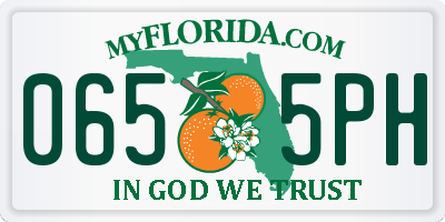 FL license plate 0655PH