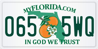 FL license plate 0655WQ