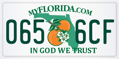 FL license plate 0656CF