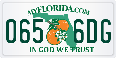 FL license plate 0656DG