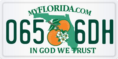 FL license plate 0656DH