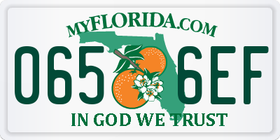 FL license plate 0656EF