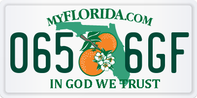 FL license plate 0656GF
