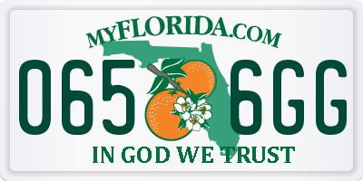 FL license plate 0656GG