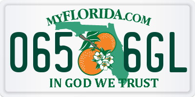 FL license plate 0656GL