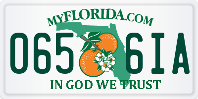 FL license plate 0656IA