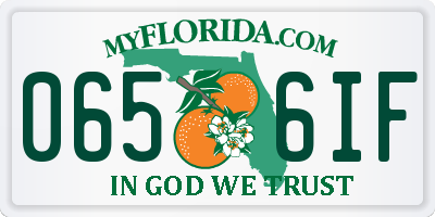 FL license plate 0656IF