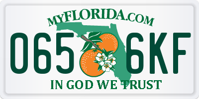 FL license plate 0656KF