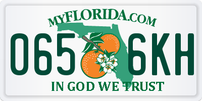 FL license plate 0656KH
