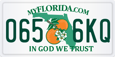 FL license plate 0656KQ