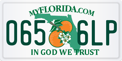 FL license plate 0656LP