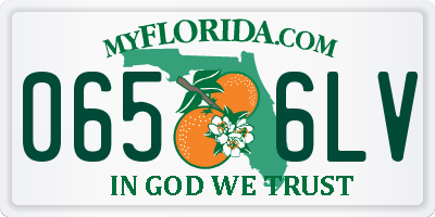 FL license plate 0656LV