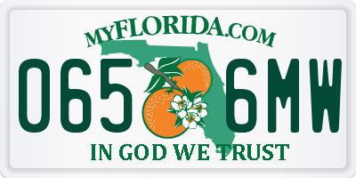 FL license plate 0656MW