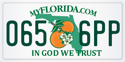 FL license plate 0656PP