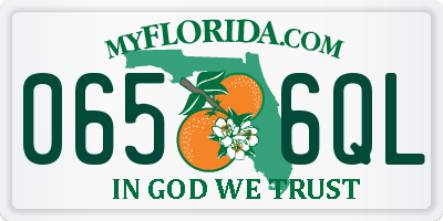 FL license plate 0656QL