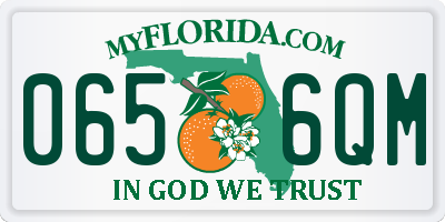 FL license plate 0656QM