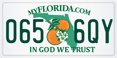 FL license plate 0656QY