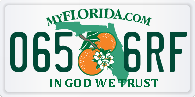 FL license plate 0656RF