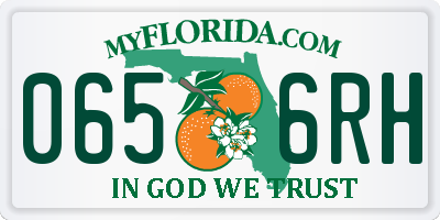 FL license plate 0656RH