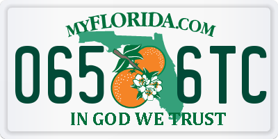 FL license plate 0656TC
