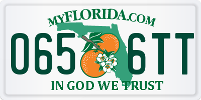 FL license plate 0656TT