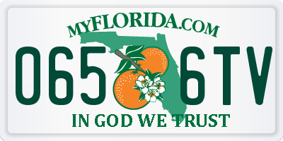 FL license plate 0656TV